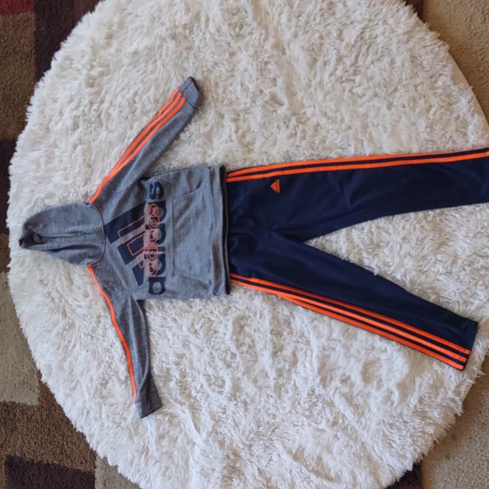 Boys Addidas Tricot Set, Size 7